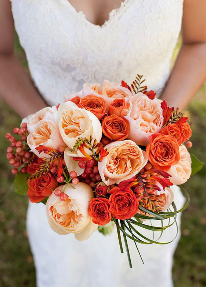 Svadobné kytice z ruží